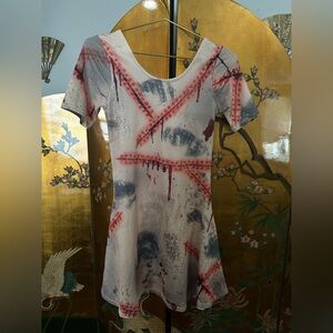 Dolls Kill NEW zombie Halloween horror dress blood size small